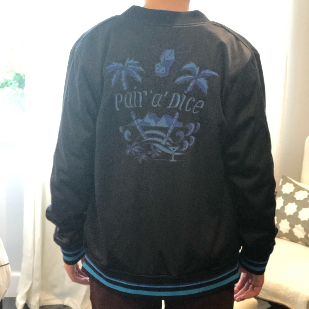 SCOTCH AND SODA EMBROIDERED BOMBER JACKET